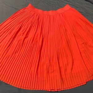 Merona Vibrant Pink Pleated Midi Skirt